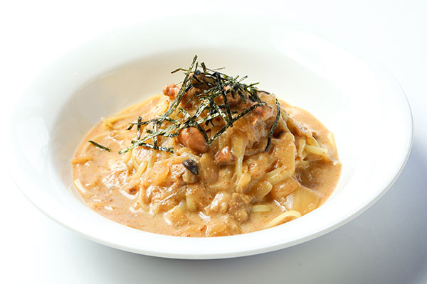 たらこクリーム生パスタ